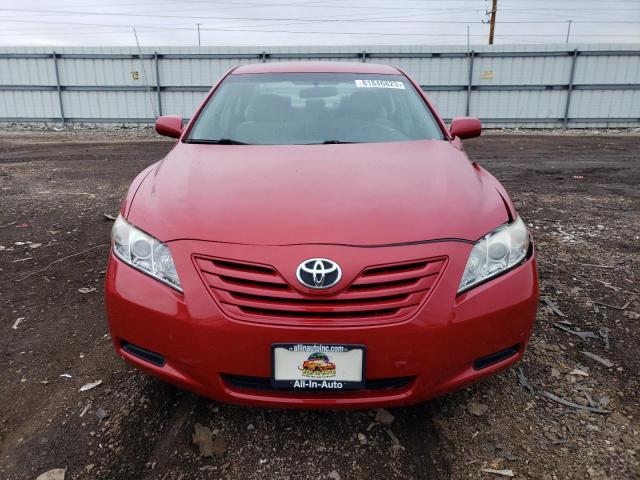 4T4BE46K49R074264 - 2009 TOYOTA CAMRY BASE RED photo 5