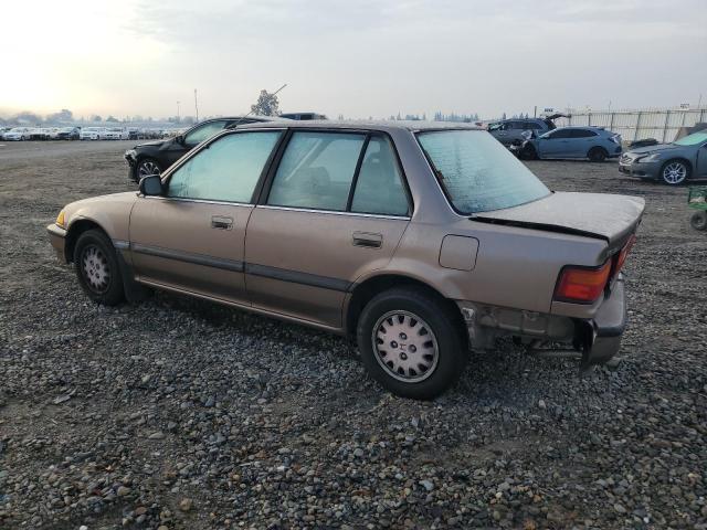 JHMED3657MS009804 - 1991 HONDA CIVIC LX TAN photo 2