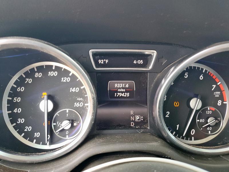 4JGDA5JB6EA331934 - 2014 MERCEDES-BENZ ML 350 SILVER photo 9