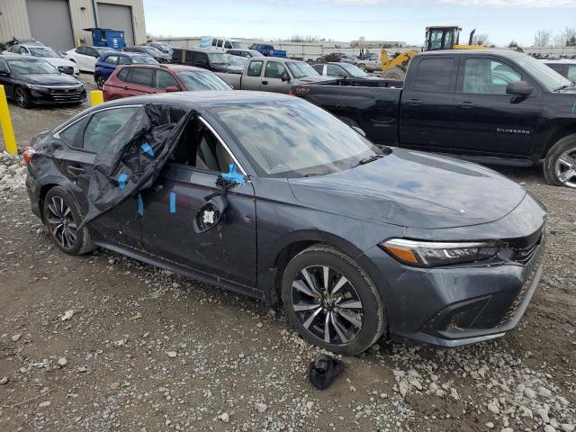 2HGFE1F74NH329715 - 2022 HONDA CIVIC EX GRAY photo 4