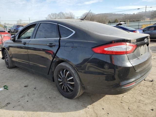 1FA6P0HDXE5361071 - 2014 FORD FUSION SE BLACK photo 2