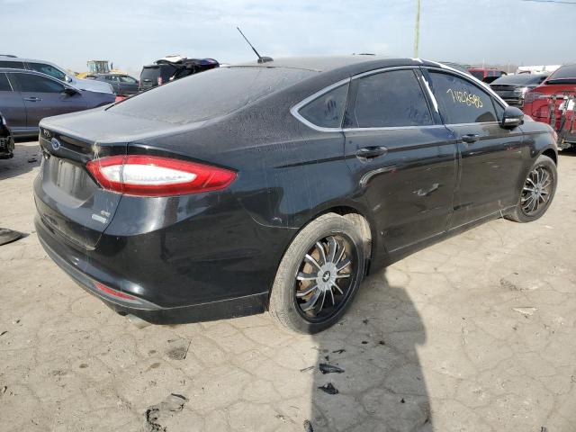 1FA6P0HDXE5361071 - 2014 FORD FUSION SE BLACK photo 3