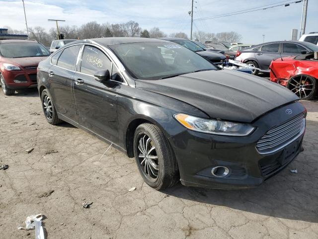 1FA6P0HDXE5361071 - 2014 FORD FUSION SE BLACK photo 4