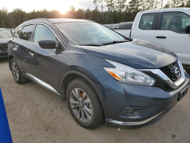 5N1AZ2MG8HN128574 - 2017 NISSAN MURANO S BLUE photo 4