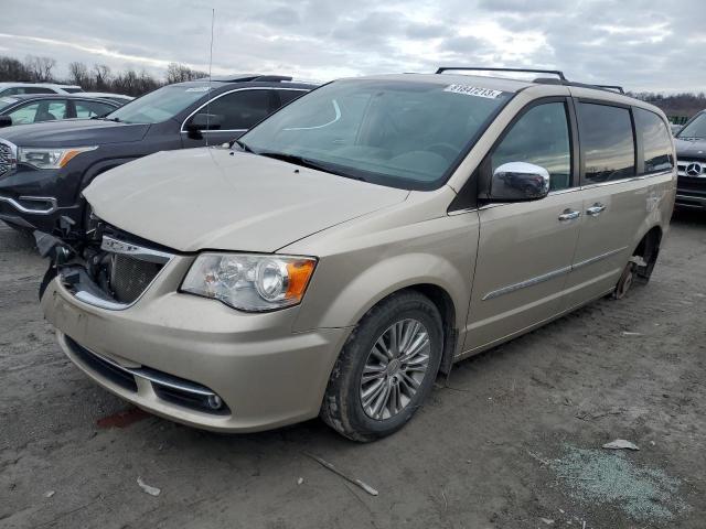 2C4RC1CG9DR589042 - 2013 CHRYSLER TOWN & COU TOURING L GOLD photo 1