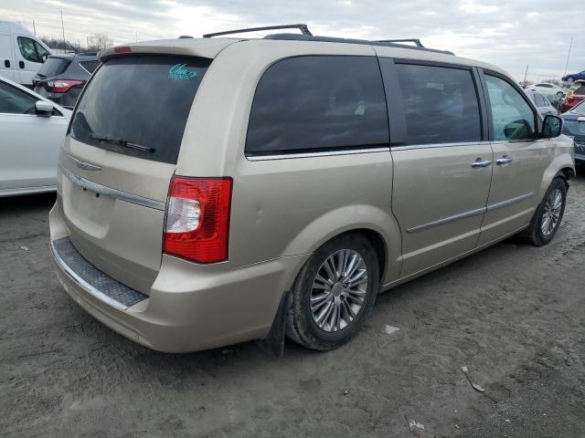 2C4RC1CG9DR589042 - 2013 CHRYSLER TOWN & COU TOURING L GOLD photo 3