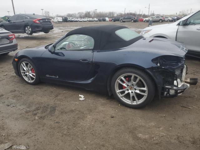 WP0CB2A85ES141200 - 2014 PORSCHE BOXSTER S BLUE photo 2