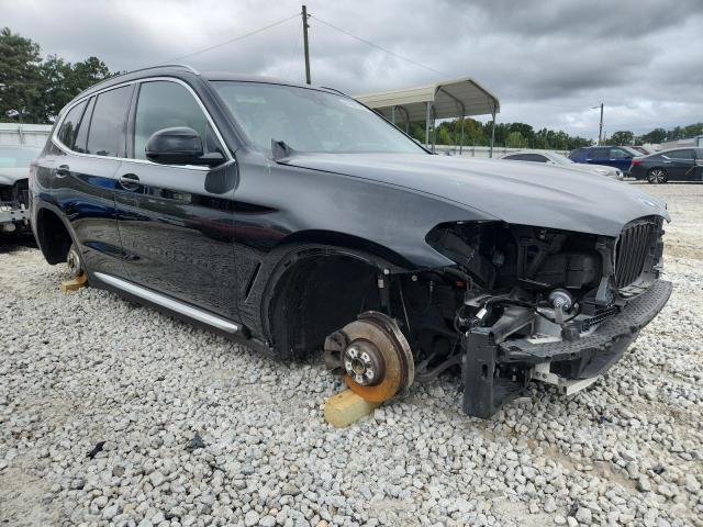 5UXTY3C08M9F55543 - 2021 BMW X3 SDRIVE30I BLACK photo 4