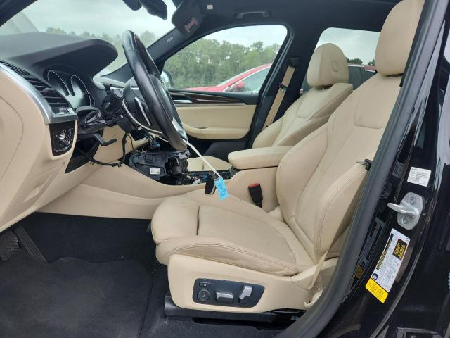 5UXTY3C08M9F55543 - 2021 BMW X3 SDRIVE30I BLACK photo 7
