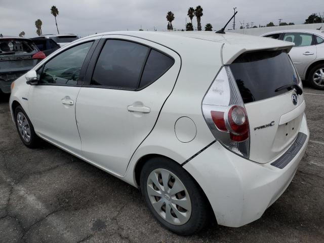 JTDKDTB32D1542013 - 2013 TOYOTA PRIUS WHITE photo 2