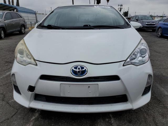 JTDKDTB32D1542013 - 2013 TOYOTA PRIUS WHITE photo 5