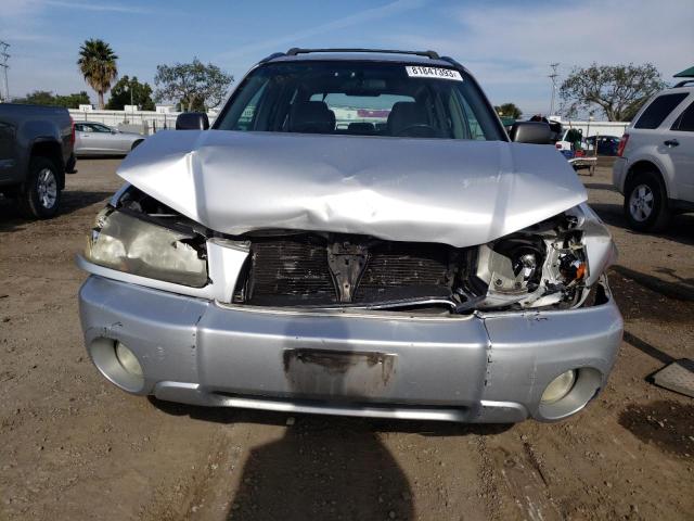 JF1SG65683H758569 - 2003 SUBARU FORESTER 2.5XS SILVER photo 5