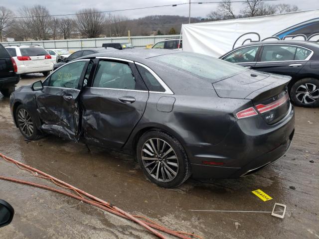 3LN6L5C95KR621161 - 2019 LINCOLN MKZ RESERVE I GRAY photo 2