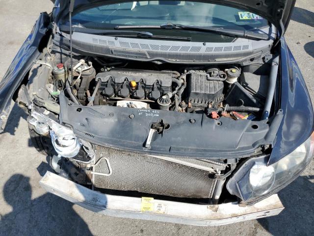 1HGFA16818L023583 - 2008 HONDA CIVIC EX BLACK photo 11