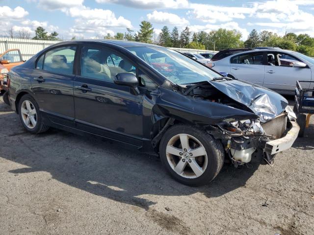 1HGFA16818L023583 - 2008 HONDA CIVIC EX BLACK photo 4