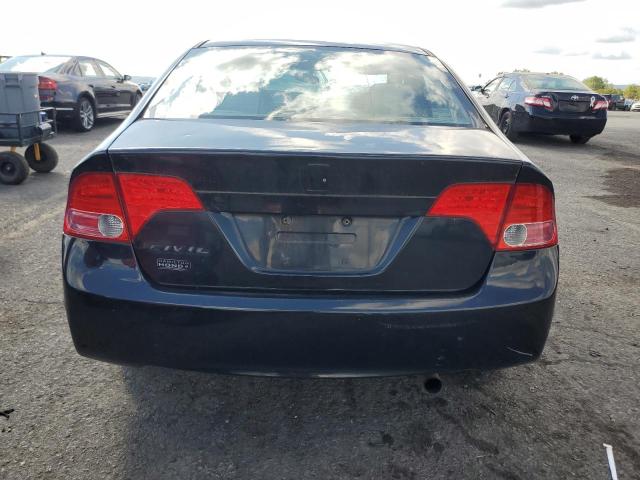1HGFA16818L023583 - 2008 HONDA CIVIC EX BLACK photo 6