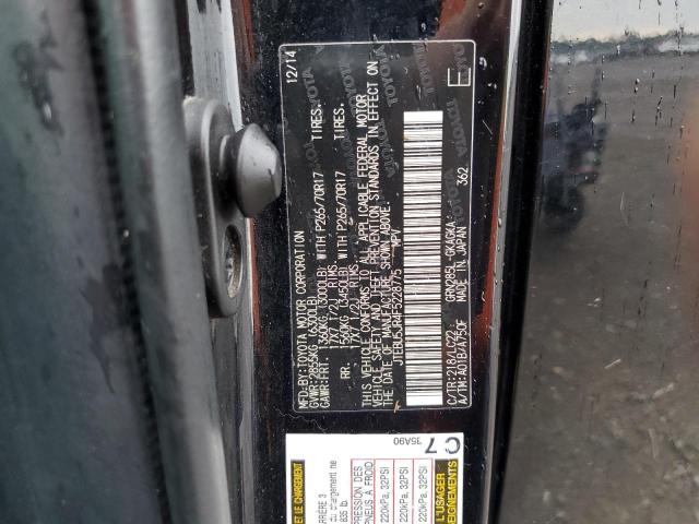 JTEBU5JR4F5228775 - 2015 TOYOTA 4RUNNER SR5/SR5 PREMIUM BLACK photo 13