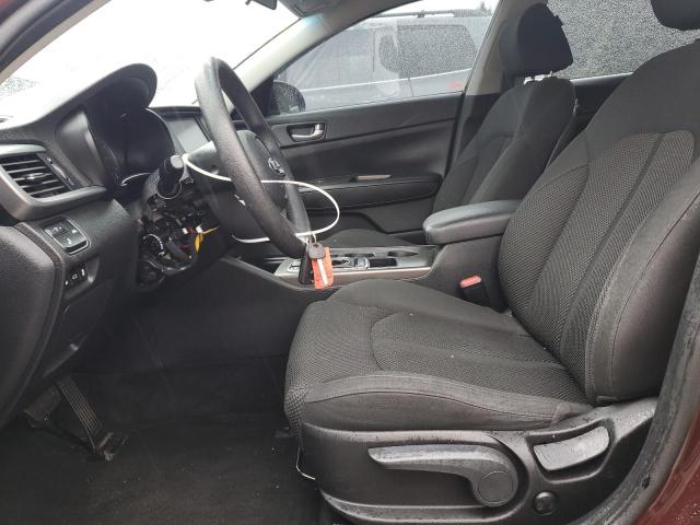 5XXGT4L35KG357548 - 2019 KIA OPTIMA LX Bordo fotoğraf 7