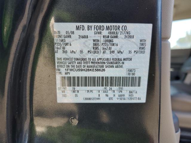 1FMCU59H28KE58626 - 2008 FORD ESCAPE HEV GRAY photo 13