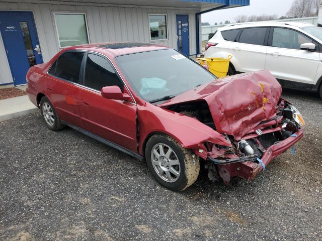 JHMCG567X2C021836 - 2002 HONDA ACCORD SE RED photo 4