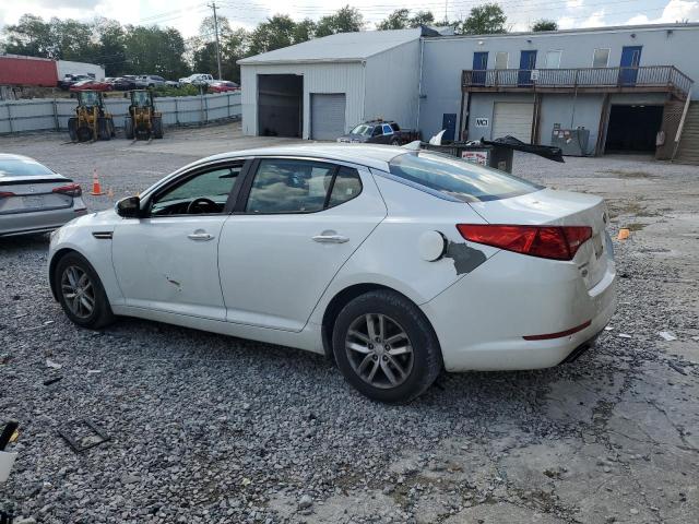 5XXGM4A76DG137857 - 2013 KIA OPTIMA LX WHITE photo 2