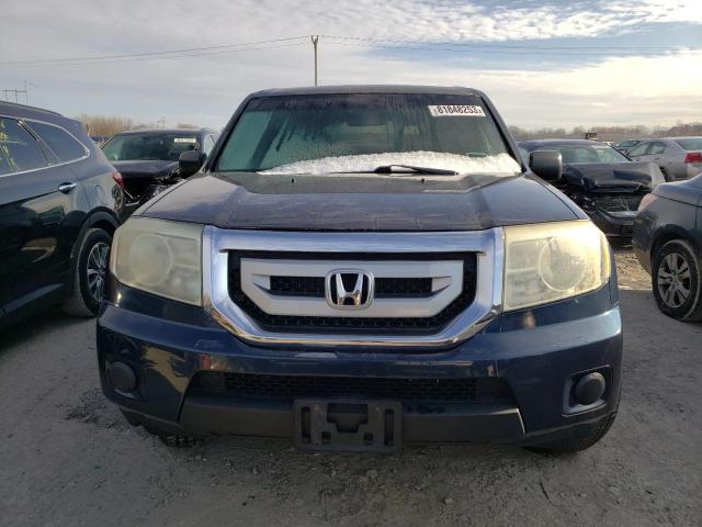 5FNYF4H27AB010834 - 2010 HONDA PILOT LX BLUE photo 5