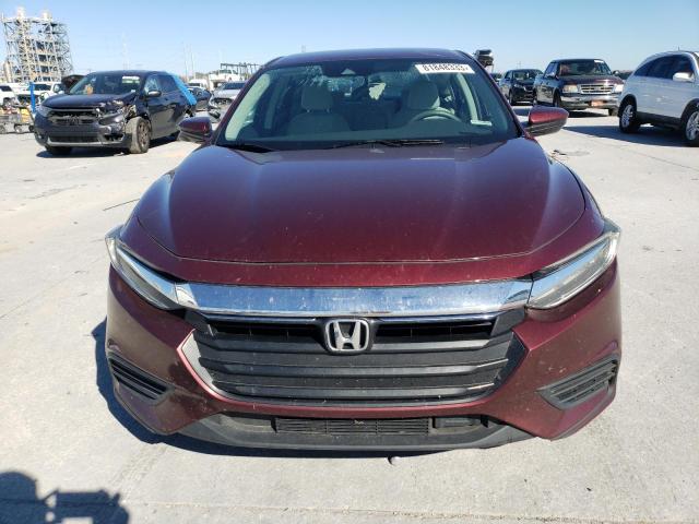 19XZE4F58KE012989 - 2019 HONDA INSIGHT EX MAROON photo 5