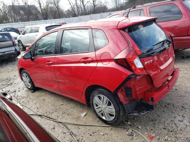 3HGGK5H43LM720943 - 2020 HONDA FIT LX RED photo 2