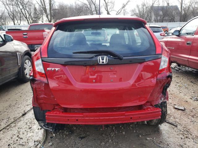 3HGGK5H43LM720943 - 2020 HONDA FIT LX RED photo 6