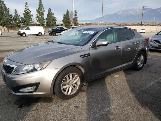 5XXGM4A75DG258699 - 2013 KIA OPTIMA LX GRAY photo 1