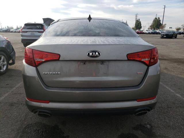 5XXGM4A75DG258699 - 2013 KIA OPTIMA LX GRAY photo 6