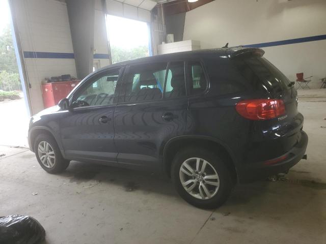 WVGAV7AX9CW606114 - 2012 VOLKSWAGEN TIGUAN S BLUE photo 2