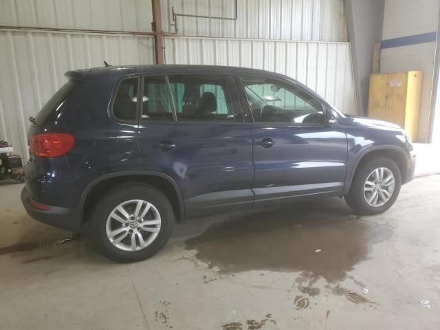 WVGAV7AX9CW606114 - 2012 VOLKSWAGEN TIGUAN S BLUE photo 3