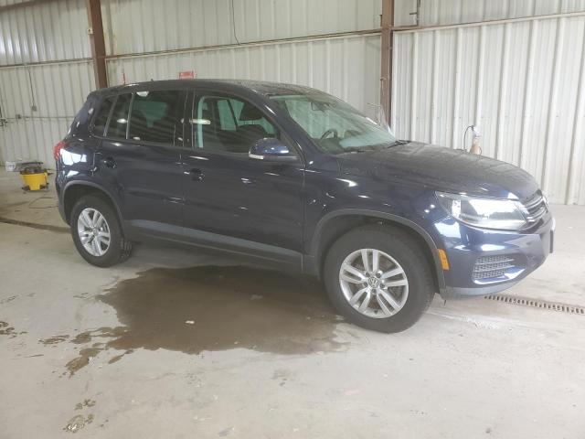 WVGAV7AX9CW606114 - 2012 VOLKSWAGEN TIGUAN S BLUE photo 4