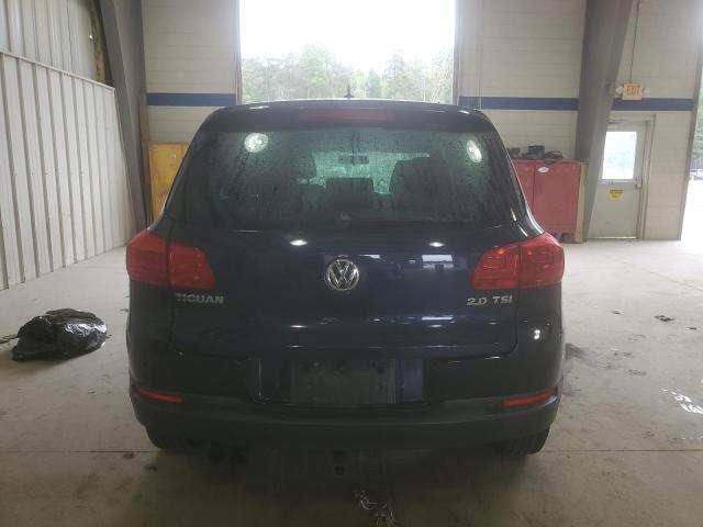 WVGAV7AX9CW606114 - 2012 VOLKSWAGEN TIGUAN S BLUE photo 6