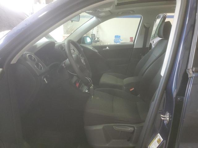 WVGAV7AX9CW606114 - 2012 VOLKSWAGEN TIGUAN S BLUE photo 7