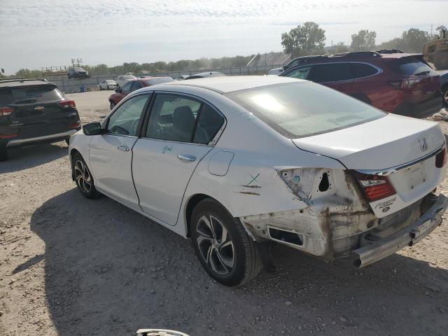 1HGCR2F39GA170749 - 2016 HONDA ACCORD LX WHITE photo 2