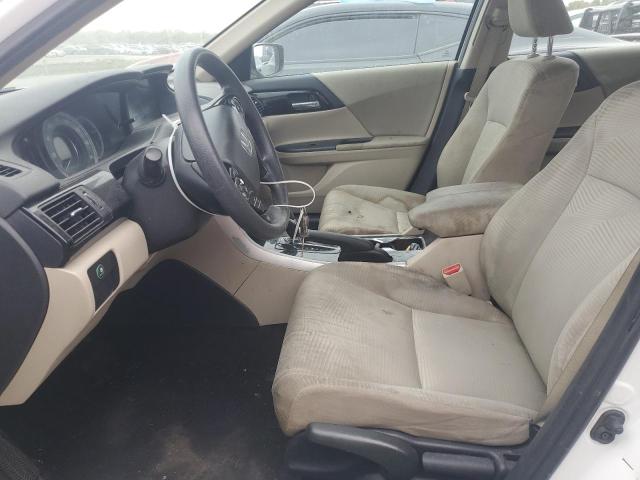 1HGCR2F39GA170749 - 2016 HONDA ACCORD LX WHITE photo 7