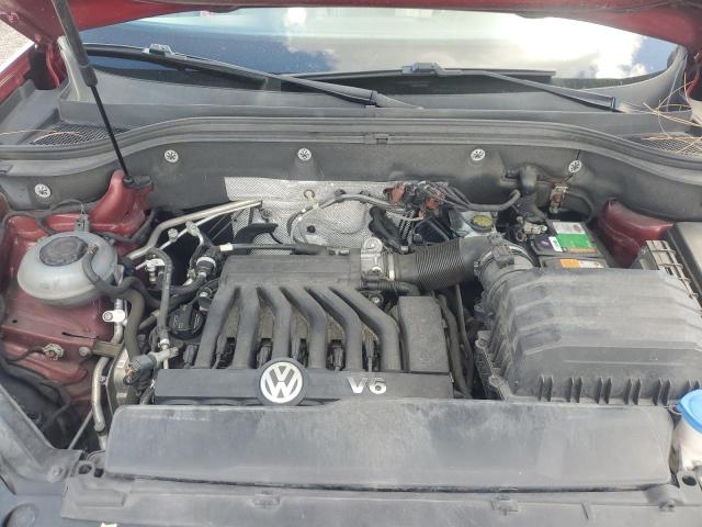 1V2DR2CA4JC558990 - 2018 VOLKSWAGEN ATLAS SE Темно-червоний фото 12