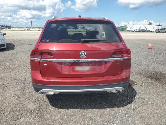 1V2DR2CA4JC558990 - 2018 VOLKSWAGEN ATLAS SE Темно-червоний фото 6