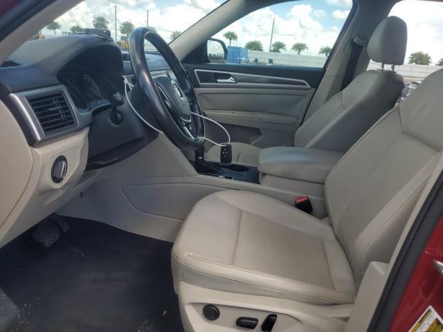 1V2DR2CA4JC558990 - 2018 VOLKSWAGEN ATLAS SE Темно-червоний фото 7