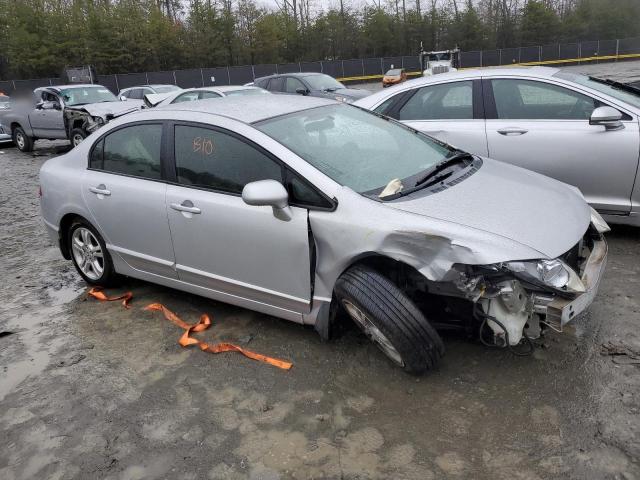 1HGFA16506L129932 - 2006 HONDA CIVIC LX SILVER photo 4