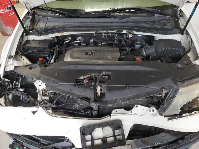 2HNYD2H24AH520699 - 2010 ACURA MDX WHITE photo 12