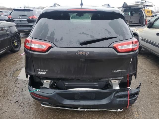 1C4PJMDS2GW183407 - 2016 JEEP CHEROKEE LIMITED GRAY photo 6