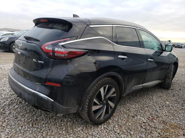 5N1AZ2CS7NC123704 - 2022 NISSAN MURANO SL BLACK photo 3