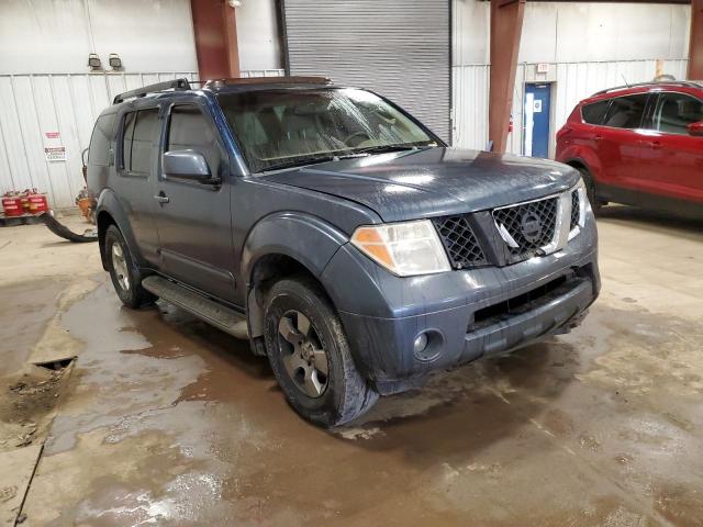 5N1AR18W85C744875 - 2005 NISSAN PATHFINDER LE BLUE photo 4