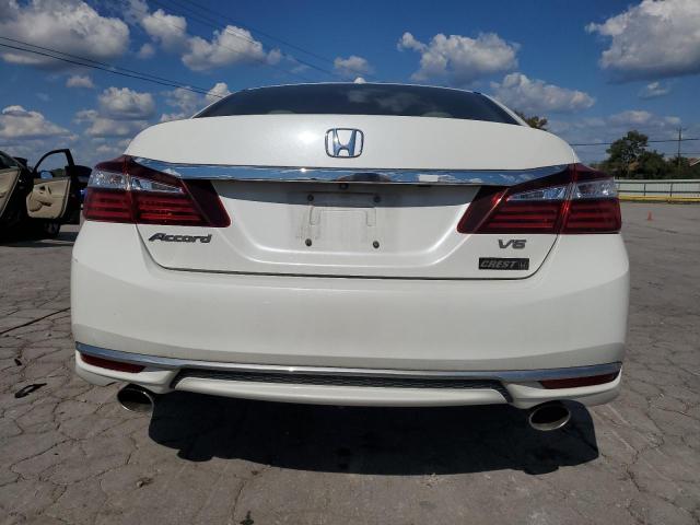 1HGCR3F05HA022661 - 2017 HONDA ACCORD EXL WHITE photo 6