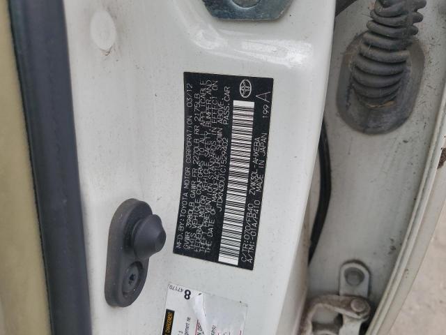 JTDKN3DU1C1529402 - 2012 TOYOTA PRIUS Weiß Foto 13