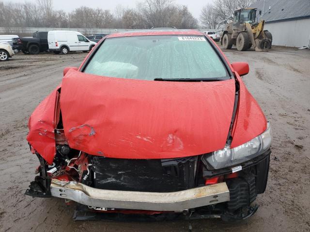 2HGFG12819H505229 - 2009 HONDA CIVIC EX RED photo 5