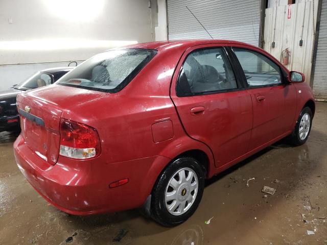 KL1TG52695B417630 - 2005 CHEVROLET AVEO LT RED photo 3